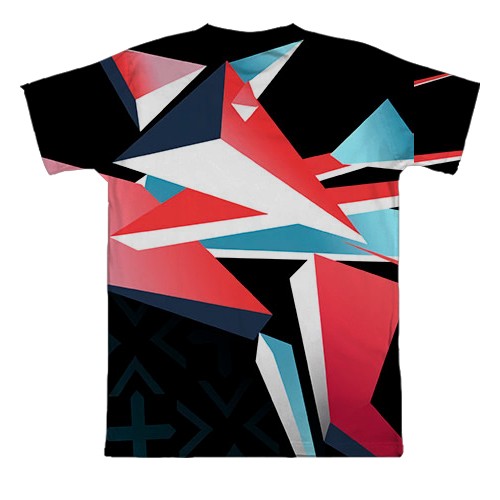 3D футболка CS - Point Disarray style (вид ззаду)