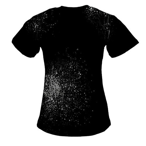 Жіноча 3D футболка Counter Strike - Cache graffiti (вид ззаду)