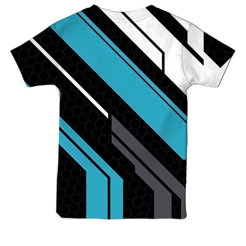 Детская 3D футболка Counter Strike 2 - Vulcan (вид сзади)