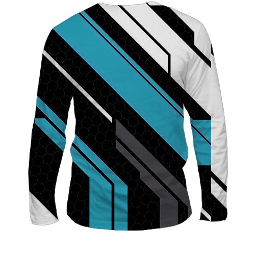 Мужской 3D лонгслив Counter Strike 2 - Vulcan (вид сзади)