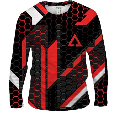 Мужской 3D лонгслив Counter Strike - Cyrex (вид спереди)