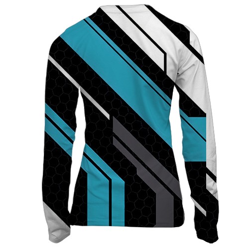 Женский 3D лонгслив Counter Strike 2 - Vulcan (вид сзади)