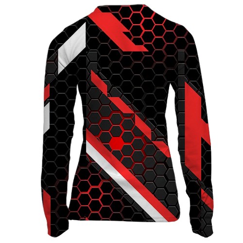 Жіночий 3D лонгслів Counter Strike - Cyrex (вид ззаду)