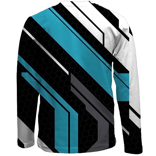 Детский 3D лонгслив Counter Strike 2 - Vulcan (вид сзади)