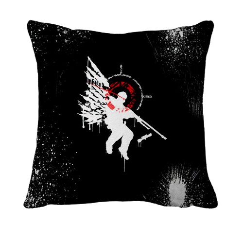 3D подушка Counter Strike - Cache graffiti (вид спереди)