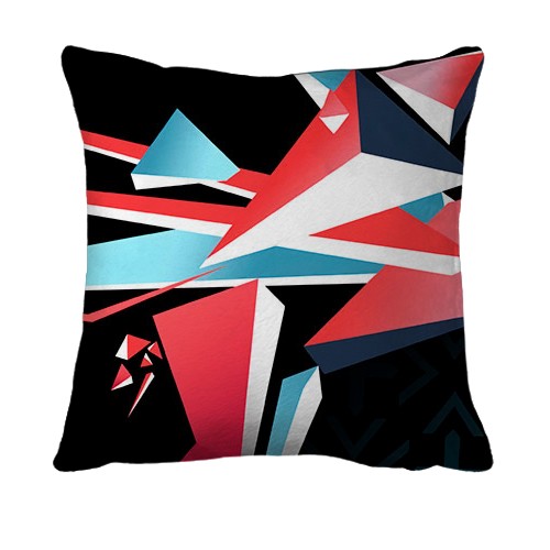 3D подушка CS - Point Disarray style (вид спереду)