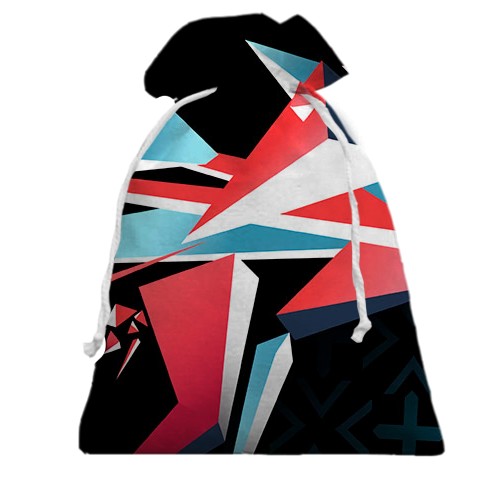 3D Подарунковий мішечок CS - Point Disarray style (вид спереду)