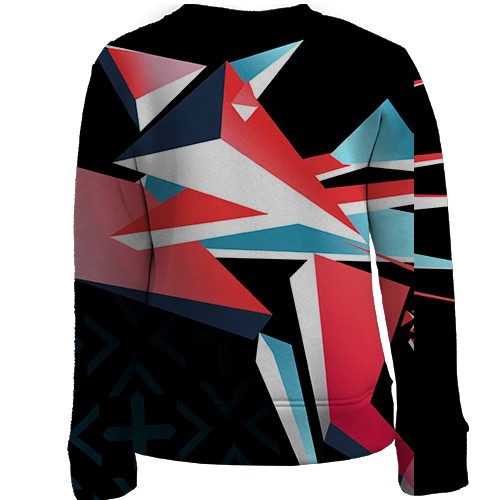 Дитячий 3D світшот CS - Point Disarray style (вид ззаду)