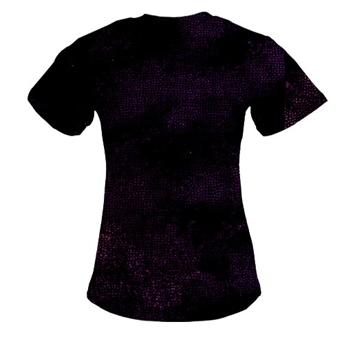 Жіноча 3D футболка BTS paint dots (вид ззаду)