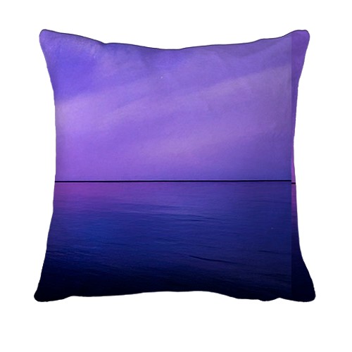 3D подушка BTS (K-Pop) purple (вид ззаду)