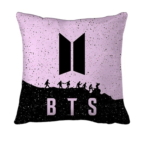 3D подушка BTS (K-Pop) силуети (вид спереду)