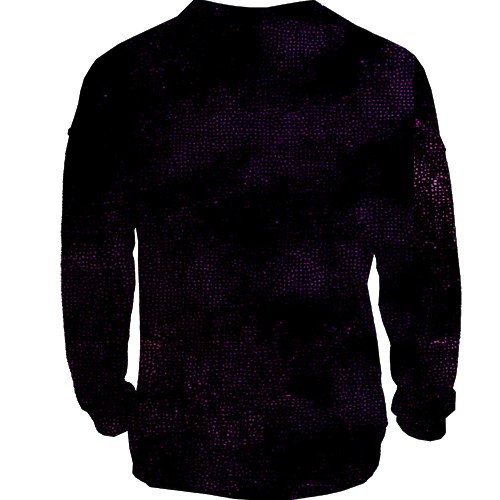 3D свитшот BTS paint dots (вид сзади)