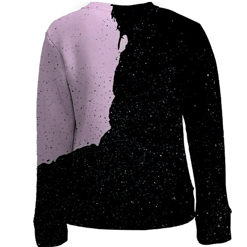 Дитячий 3D світшот BTS (K-Pop) силуети (вид ззаду)