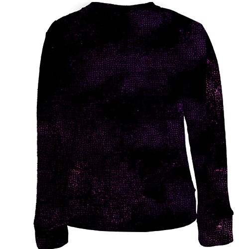 Дитячий 3D світшот BTS paint dots (вид ззаду)