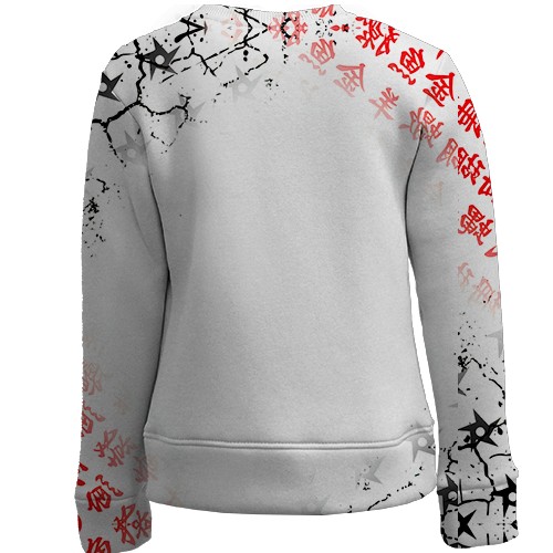 Дитячий 3D світшот Ітачі | Акацукі | Наруто (вид ззаду)