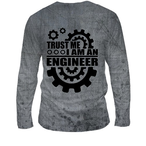Чоловічий 3D лонгслів "Trust me i