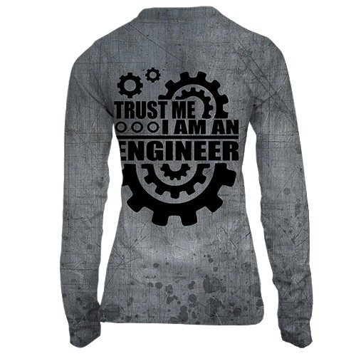 Жіночий 3D лонгслів "Trust me i