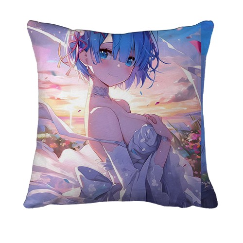 3D подушка Rem - ReZero (вид сзади)