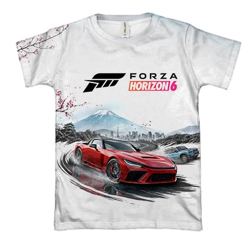 3D футболка Forza Horizon 6 (вид спереду)