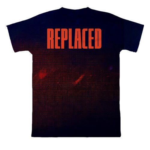 3D футболка Replaced (вид ззаду)
