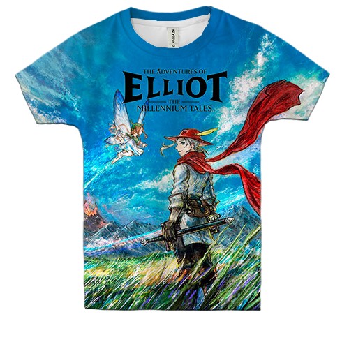 Детская 3D футболка The Adventures of Elliot: The Millennium Tales (вид спереди)