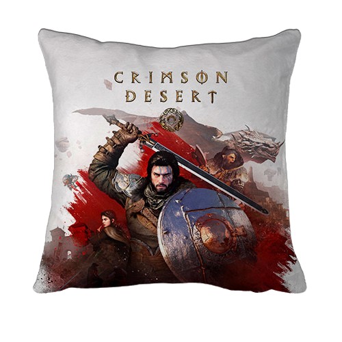 3D подушка Crimson Desert, art poster (вид спереди)