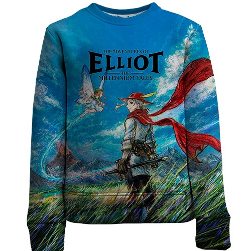 Детский 3D свитшот The Adventures of Elliot: The Millennium Tales (вид спереди)