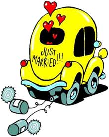 just married