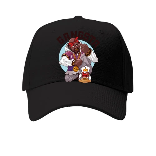 Детская Кепка, Черный, GANGSTA