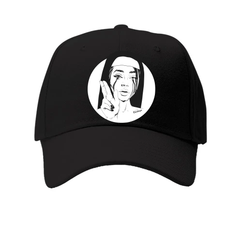 Детская Кепка, Черный, Nun with black tears
