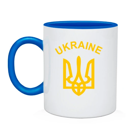 Чашка, Голубой, Ukraine (mini)