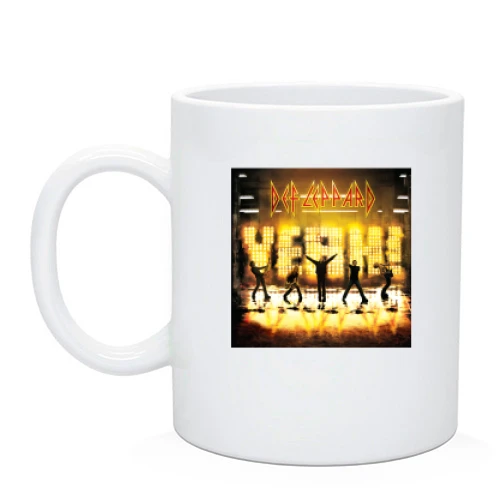 Чашка, Чорний, Def Leppard - Yeah!