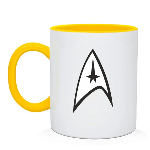 Чашка, Желтый, Star Trek (мини)