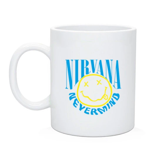Чашка, Черный, Nevermind Nirvana