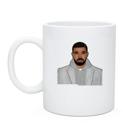 Чашка с Drake в пальто
