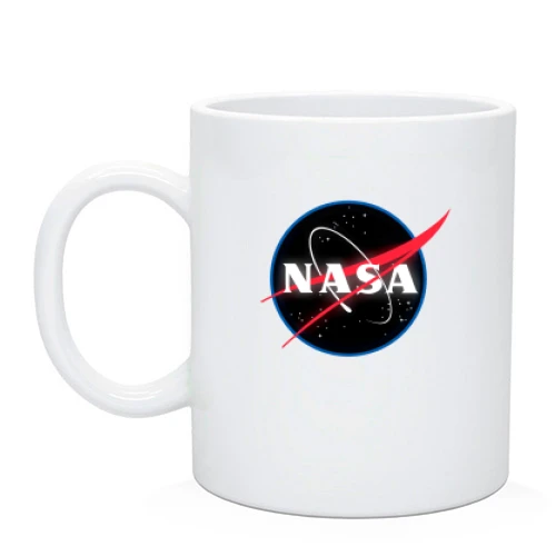 Чашка с логотипом Nasa (black)
