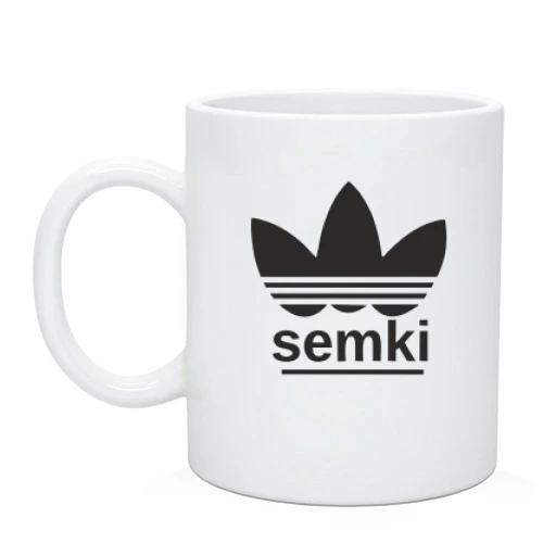 Чашка з написом "Semki"
