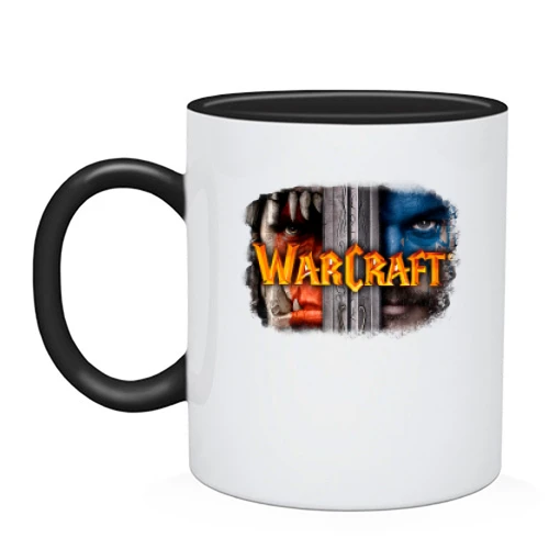 Чашка, Черный, с постером к WarCraft