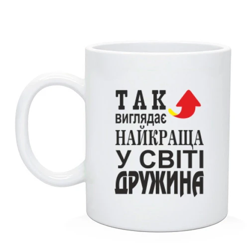 Чашка Так виглядає найкраща дружина