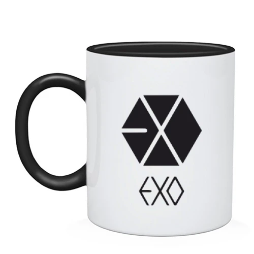 Чашка, Черный, EXO