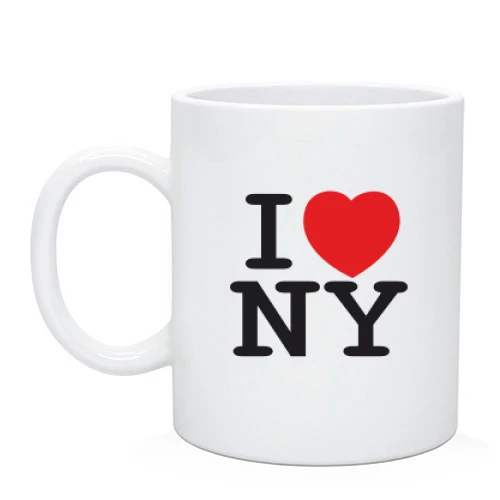 Чашка I Love NY - Я люблю Нью-Йорк