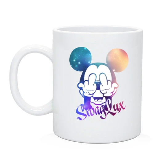 Чашка, Белый, Swag Lux