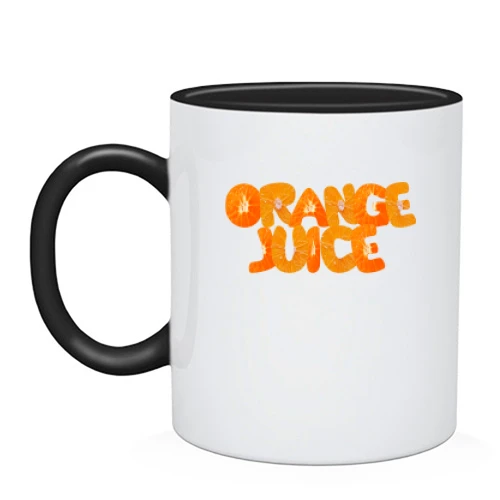 Чашка, Черный, Orange Juice