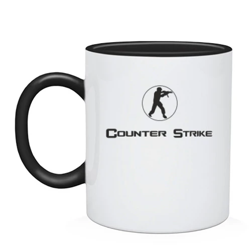 Чашка с бойцом Counter Strike в круглой композиции