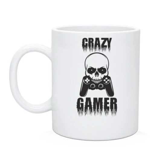 Чашка Crazy Gamer