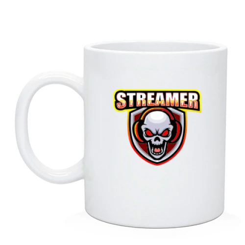 Чашка, Черный, Streamer 3