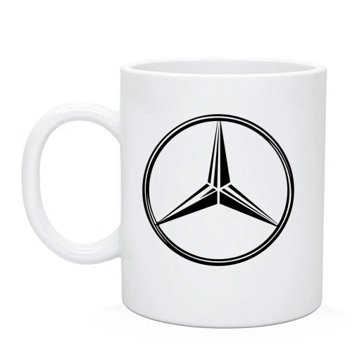 Чашка, Белый, Mercedes (mini)