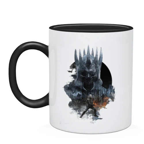 Чашка, Черный, The Witcher 3 (KD)