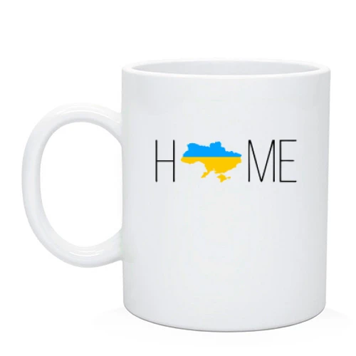 Чашка с картой Украины - Home
