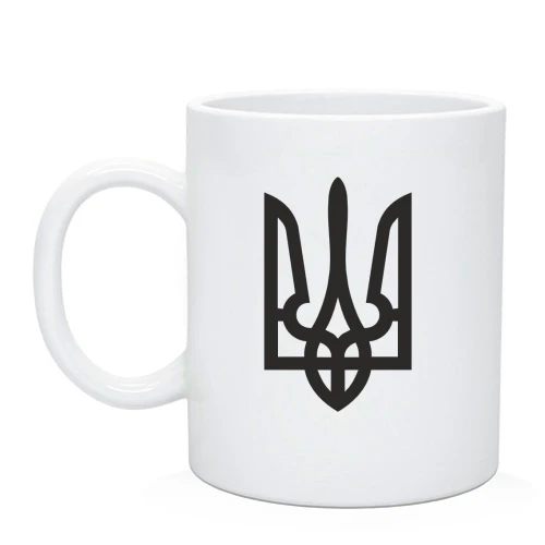 Чашка с мини гербом Украины на груди (2)